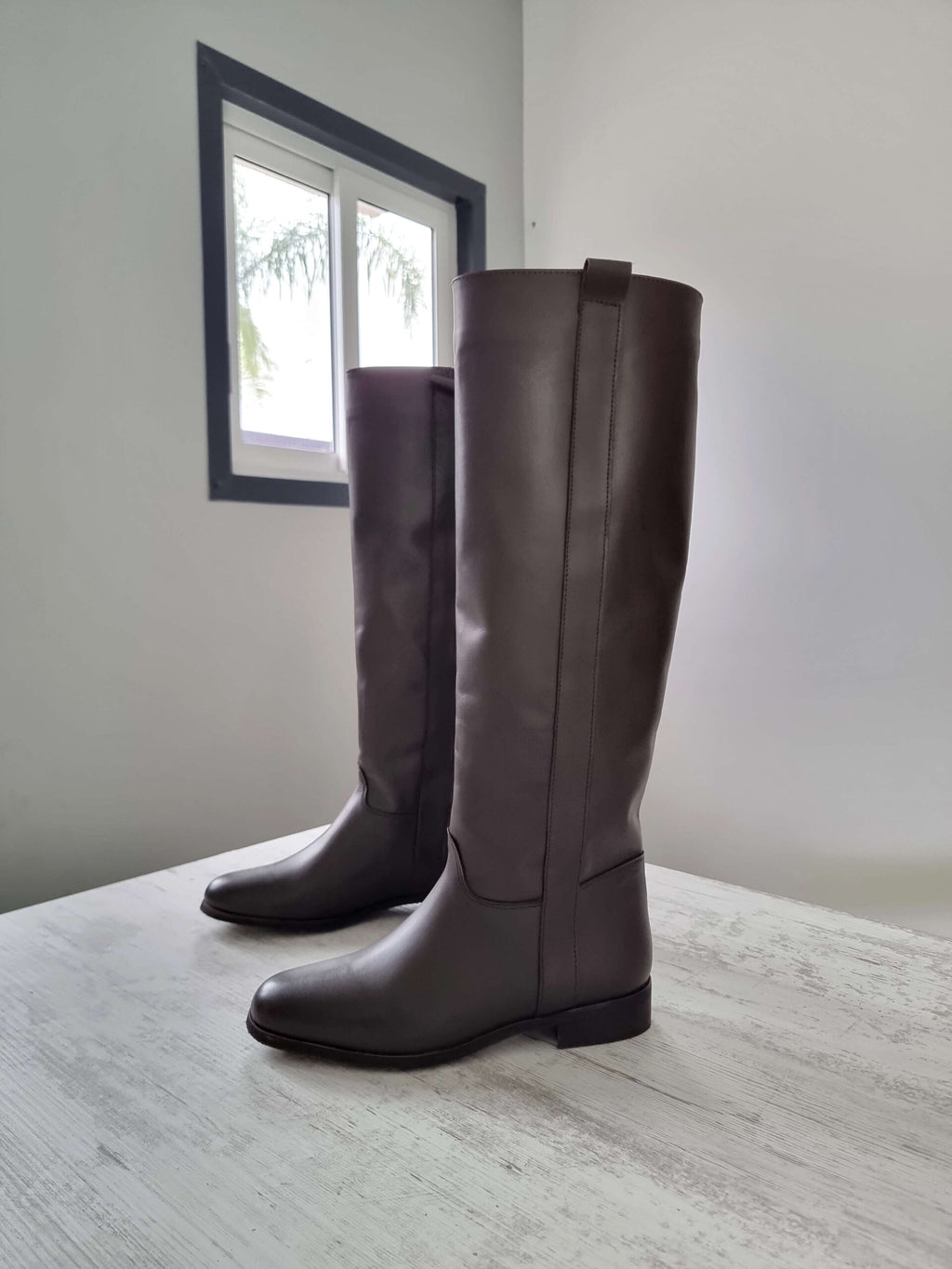 Jae Stivale In Pelle Testa Di Moro