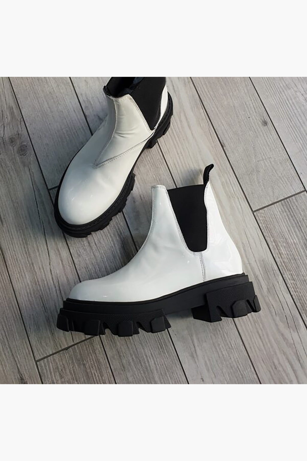 Ankle Boots Bianco Chunky Boots Biadeb Wide-fit Boots Bianco
