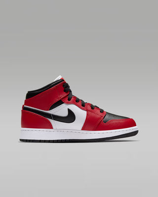 Sneakers Air Jordan 1 Mid nero e rosso