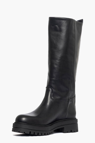 Stivale pelle nero Ibz 35