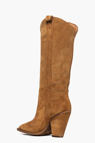 Cecilia leather suede boots