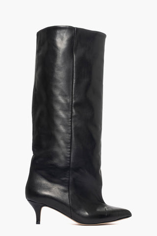 Stivale gambale ampio Angel XM pelle nero