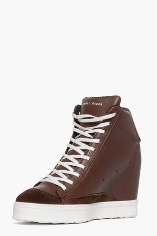 Sneakers pelle testa di moro e camoscio Uppside 2