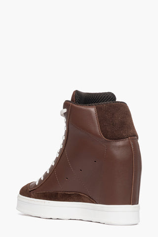 Sneakers pelle testa di moro e camoscio Uppside 2