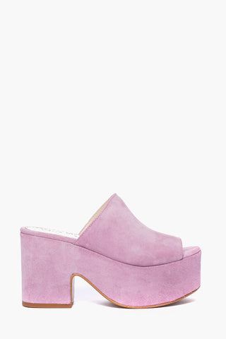 Maracaibo 5 pink suede wedge sandal