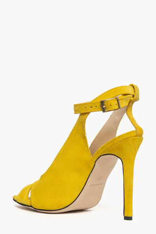 Sandalo Kiwi Lura camoscio giallo