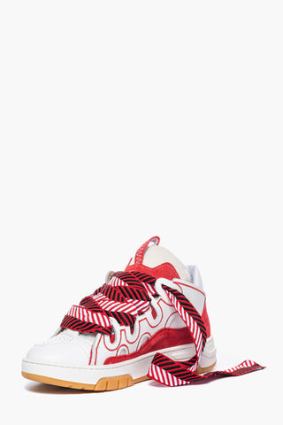 Cambridge Red &amp; White sneakers by Jammers London