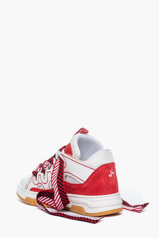 Cambridge Red &amp; White sneakers by Jammers London