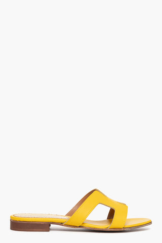 Ciabatta Amalfi pelle giallo
