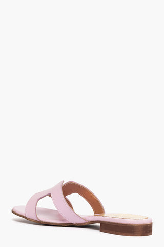 Ciabatta Amalfi pelle rosa chiaro