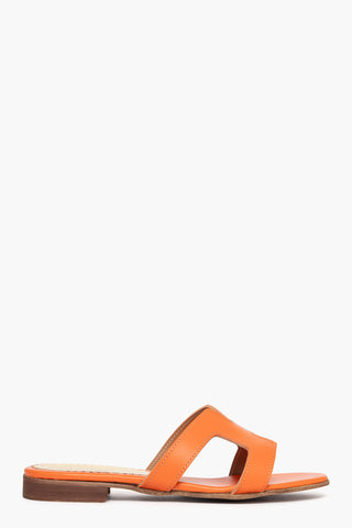 Ciabatta Amalfi pelle arancio