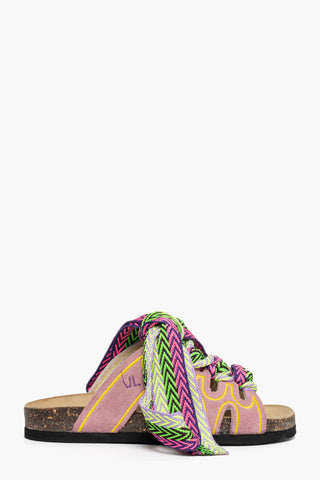 Ciabatta Cambridge Baby camoscio rosa JL