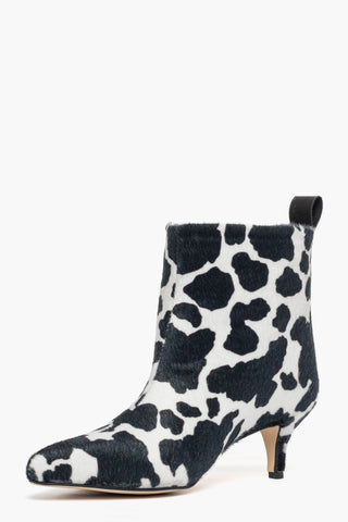 Tronchetti 2504 in cavallino mucca bianco/nero