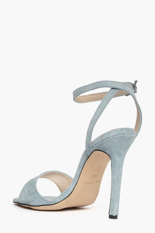 Sandali Kiwi Cross camoscio azzurro