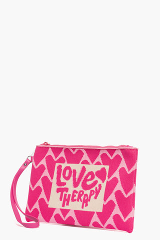 Pochette in tessuto Love Therapy mare