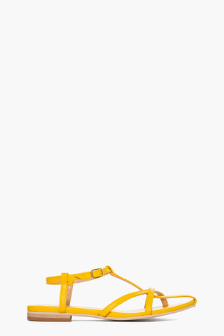 Sandalo pelle giallo Miss 25