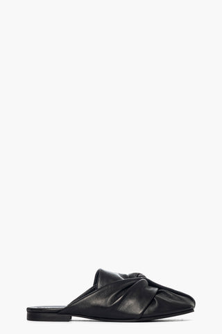 Sabot pelle nero Rosy 18