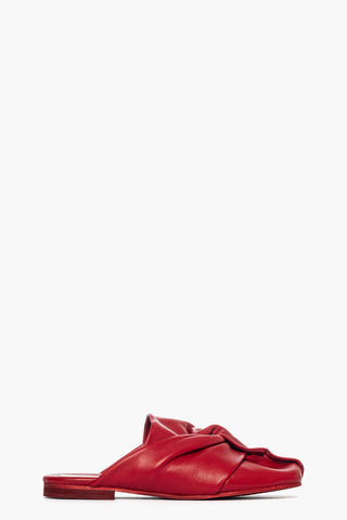 Sabot pelle rosso Rosy 18