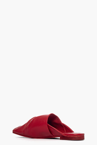 Sabot pelle rosso Rosy 18