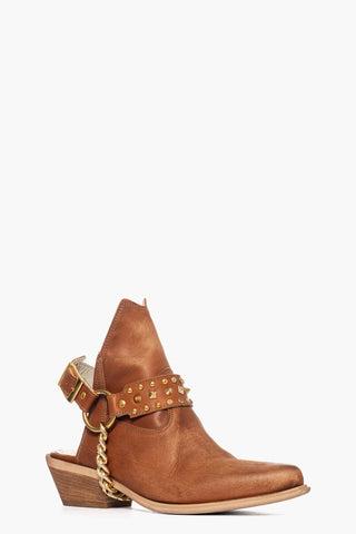 Sabot tecsano nabuk cuoio spazzolato vintage Oldwest 22