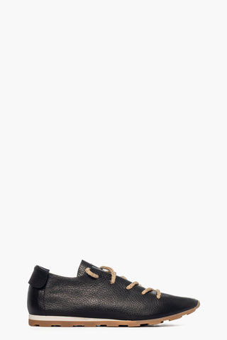 Scarpa pelle bottalato nero con lacci Sushi 203