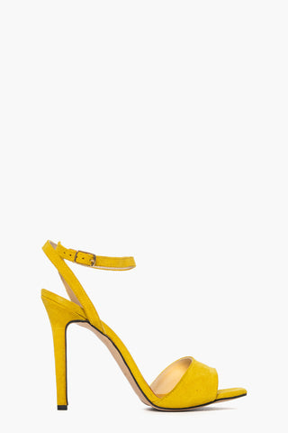 Sandali Aurora Cross camoscio giallo