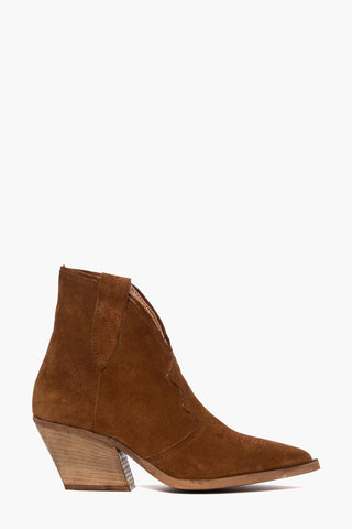 Irene Trend leather suede ankle boots