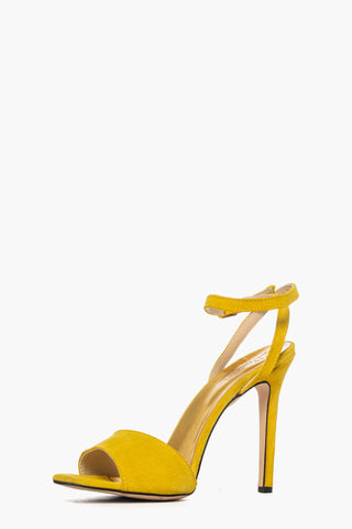 Sandali Aurora Cross camoscio giallo