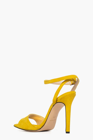 Sandali Aurora Cross camoscio giallo