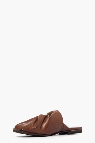 Sabot pelle marrone Rosy 18