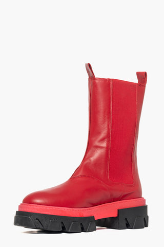 Stivaletti Wake 12 pelle rosso