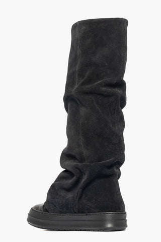 Stivale aggrappato camoscio nero Tore Paola