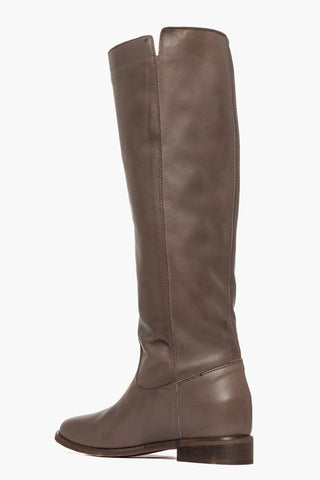 Stivale pelle testa di moro con rialzo Roma v 89