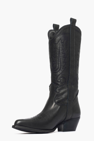 Oldwest 6 black leather boots