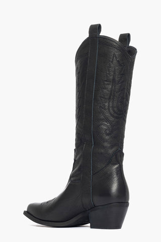 Oldwest 6 black leather boots