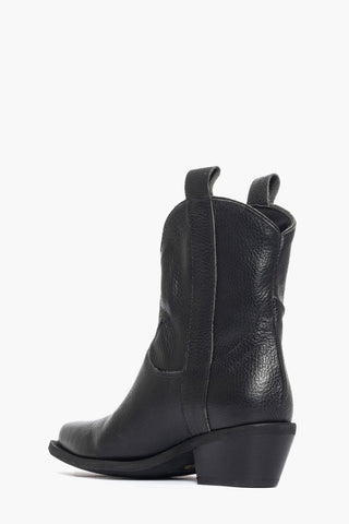 Oldwest 3 black leather ankle boots