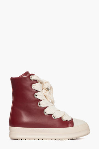 Sneakers pelle bordeaux laccio doppio Tore Over