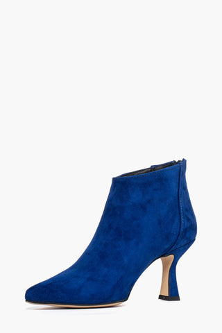 Tronchetti camoscio bluette Love 1