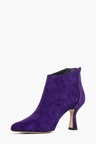 Tronchetti camoscio viola scuro Love 1