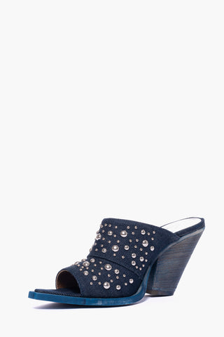 Gabriella Mala jeans peep toe sabot