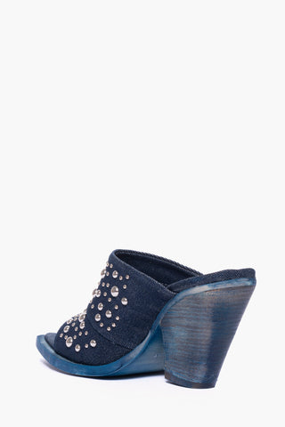 Gabriella Mala jeans peep toe sabot