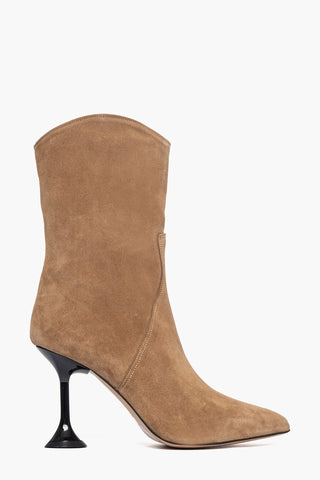 Stivaletti camoscio taupè 007