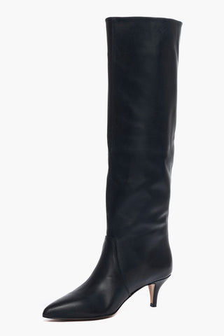 Botas Agua Lia Diva de piel negra