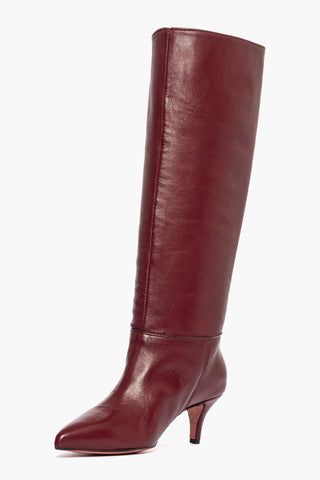 Stivali pelle bordeaux Angel 2662