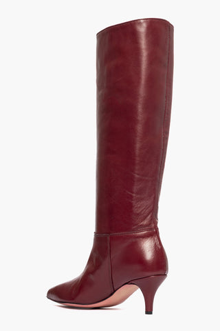 Stivali pelle bordeaux Angel 2662