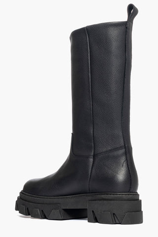 Stivali Wake 37 pelle bottalato nero