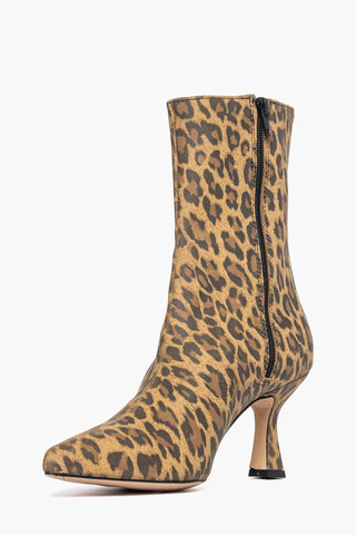 Stivaletti pelle animalier Love 2