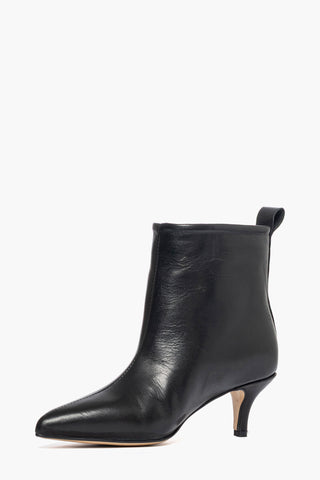 2504 black leather ankle boots
