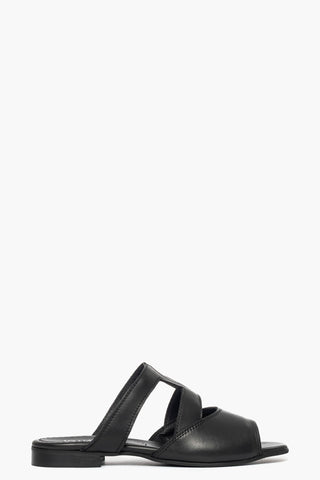 Ciabatta Milena pelle nero