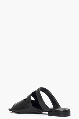 Ciabatta Milena pelle nero